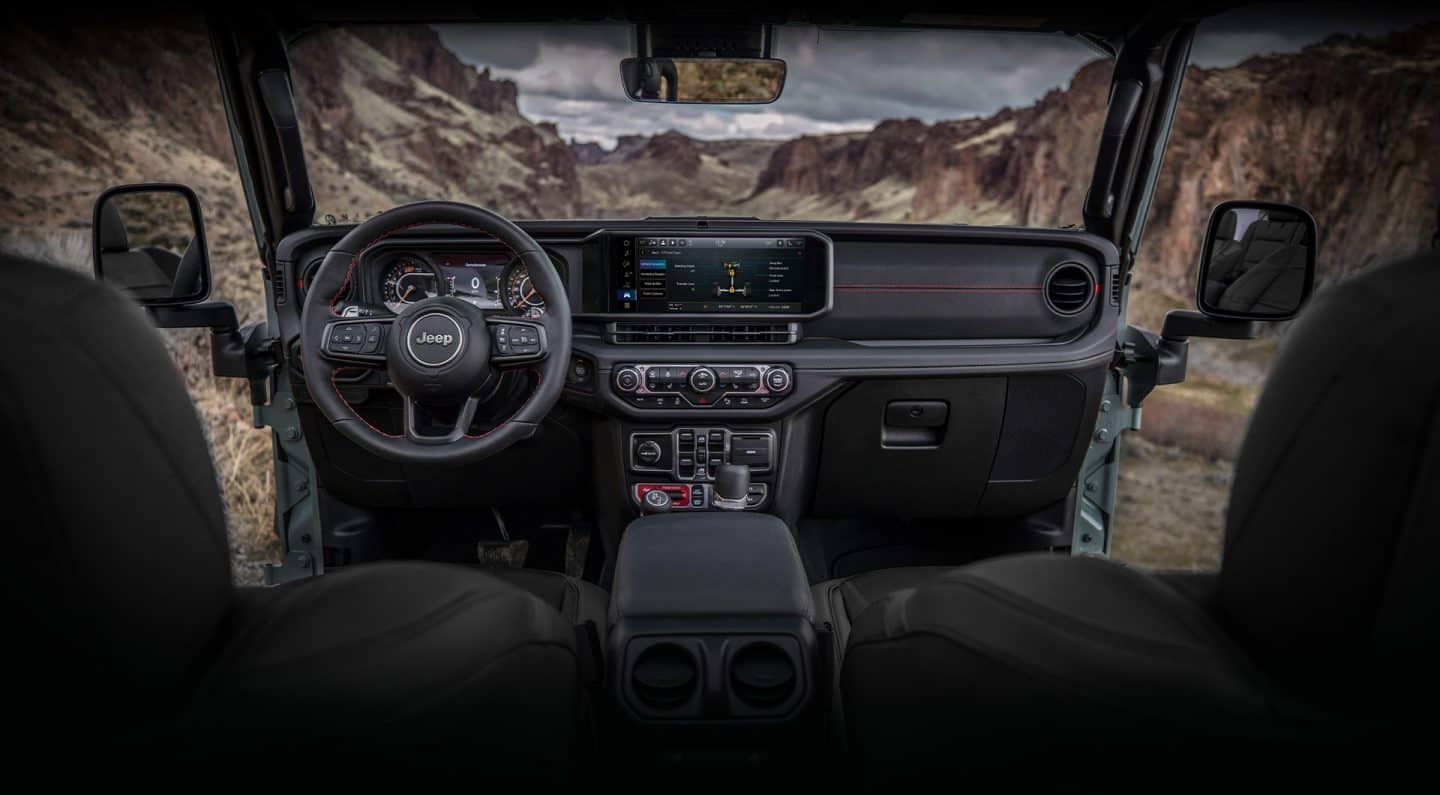 Interior de Jeep Wrangler