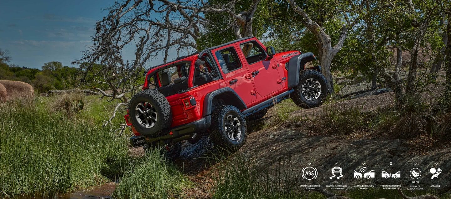 Capacidades de Jeep Wrangler