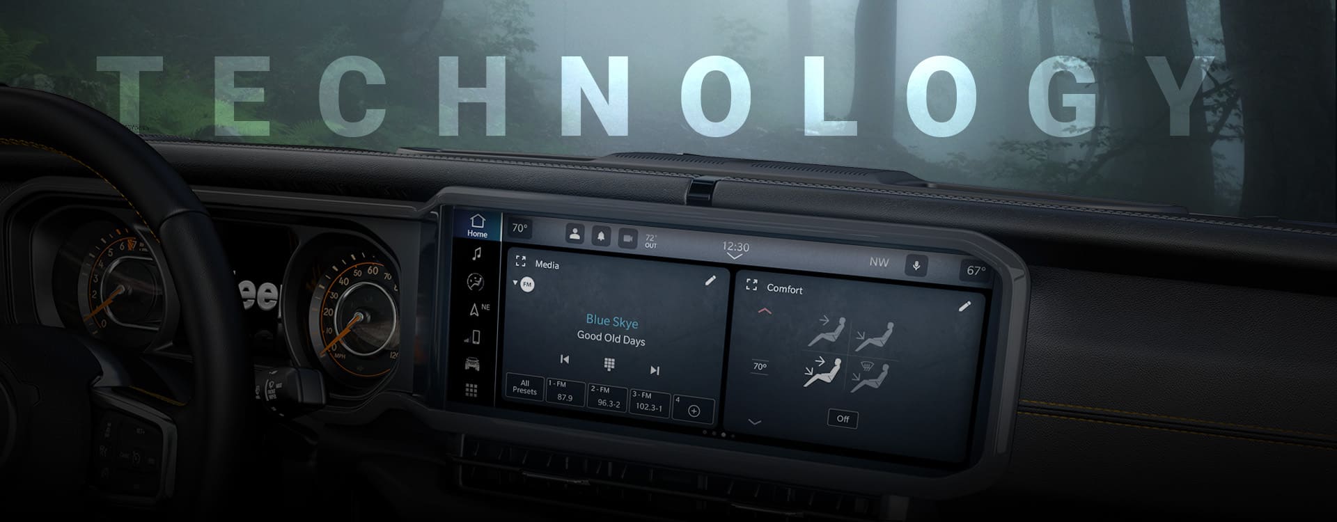 2024 Jeep® Wrangler Technology Navigation, Touchscreens, & Safety